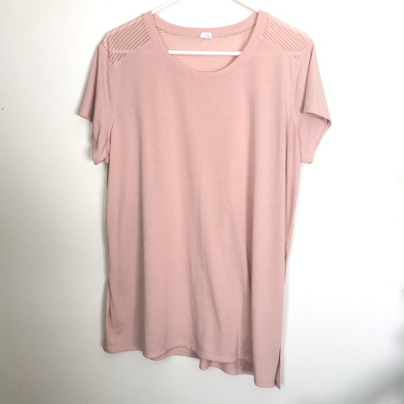 Old Navy Tops - SOLD OLD NAVY Active Pink Blush Tee Shirt